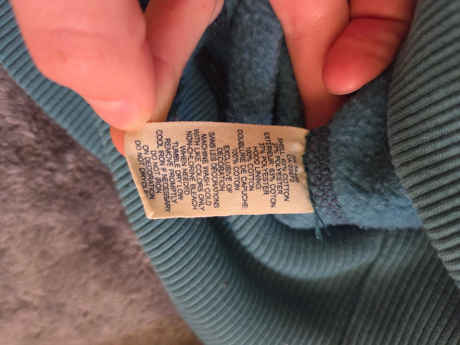 American Eagle Outfitters Teal Hoodie Sweatshirt Size XS vintage y2k 7
