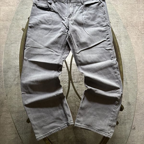 Seven 7 Jeans Men's Straight Leg Gray Denim Pants 36x30