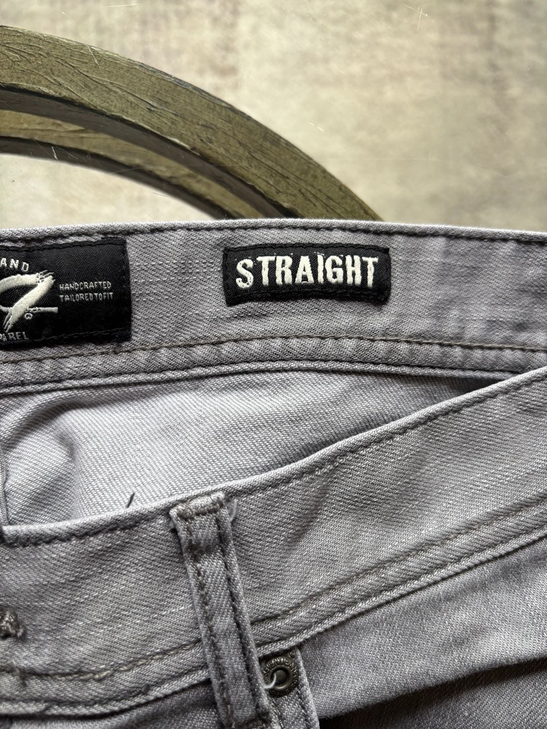 Seven 7 Jeans Men's Straight Leg Gray Denim Pants 36x30 6