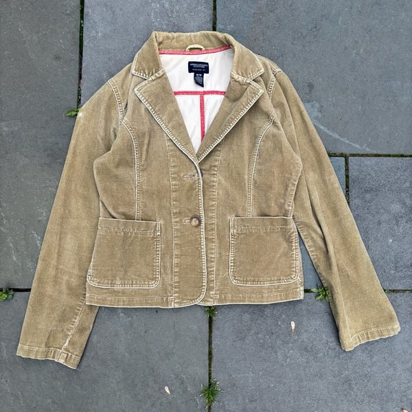 American Eagle Outfitters Women's Corduroy Blazer Jacket Size M
