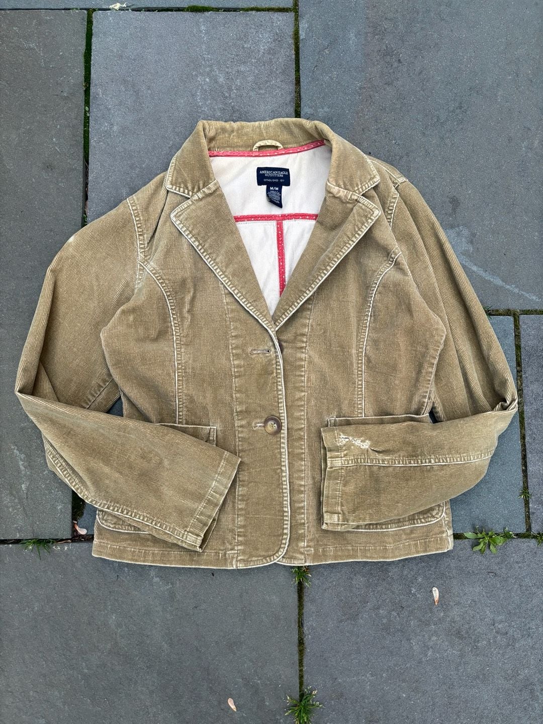 American Eagle Outfitters Women's Corduroy Blazer Jacket Size M 5