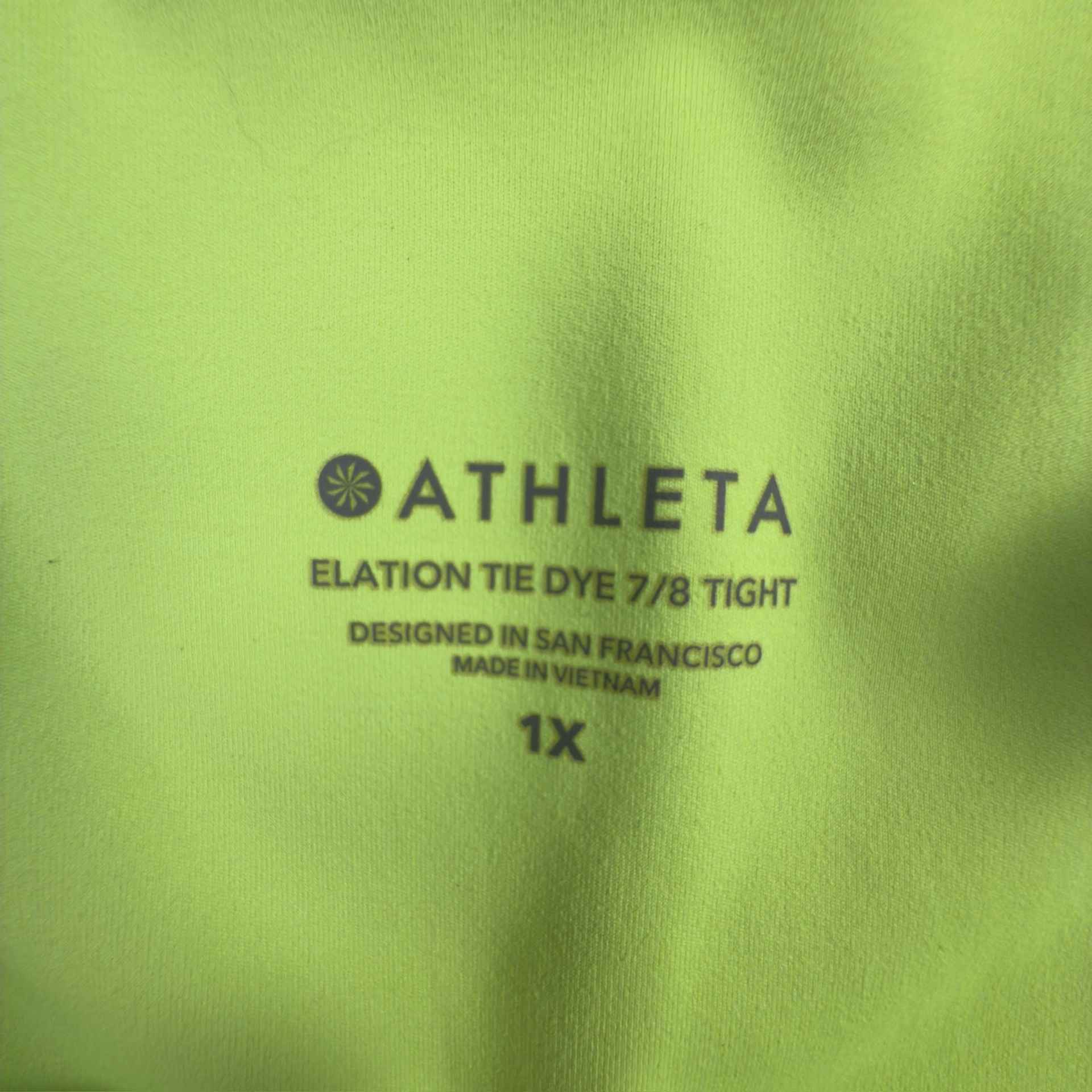 Athleta Elation Tie Dye 7/8 Tight Size 1X 5