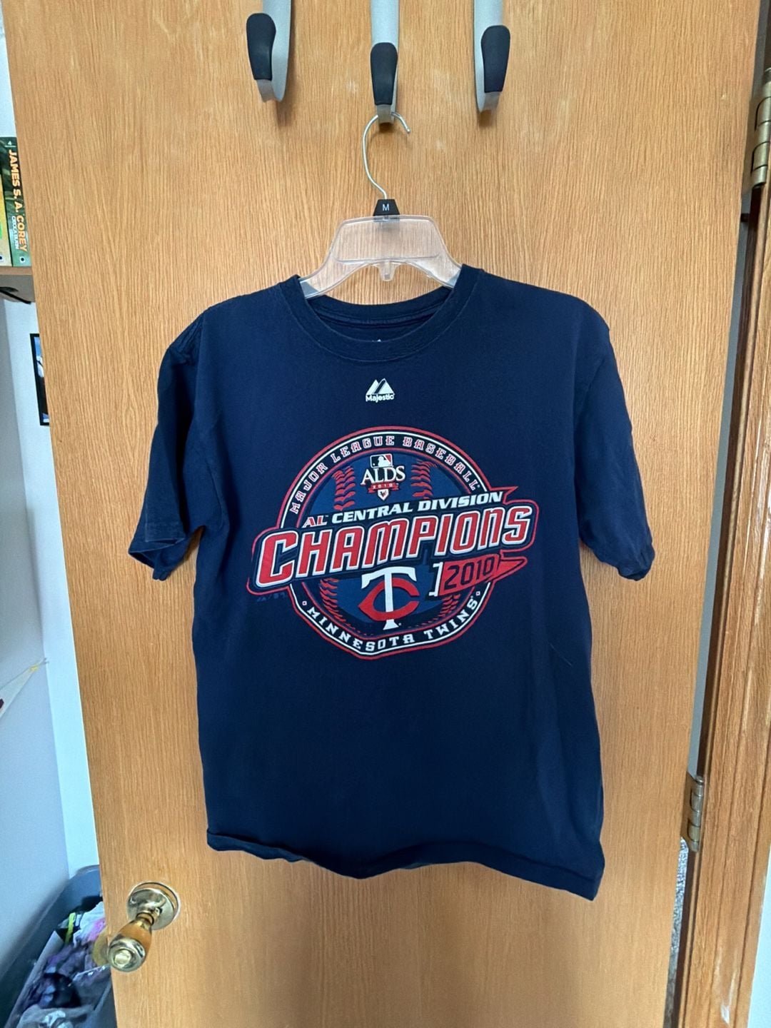 Majestic Minnesota Twins 2010 AL Central Division Champions T-Shirt Size M 2