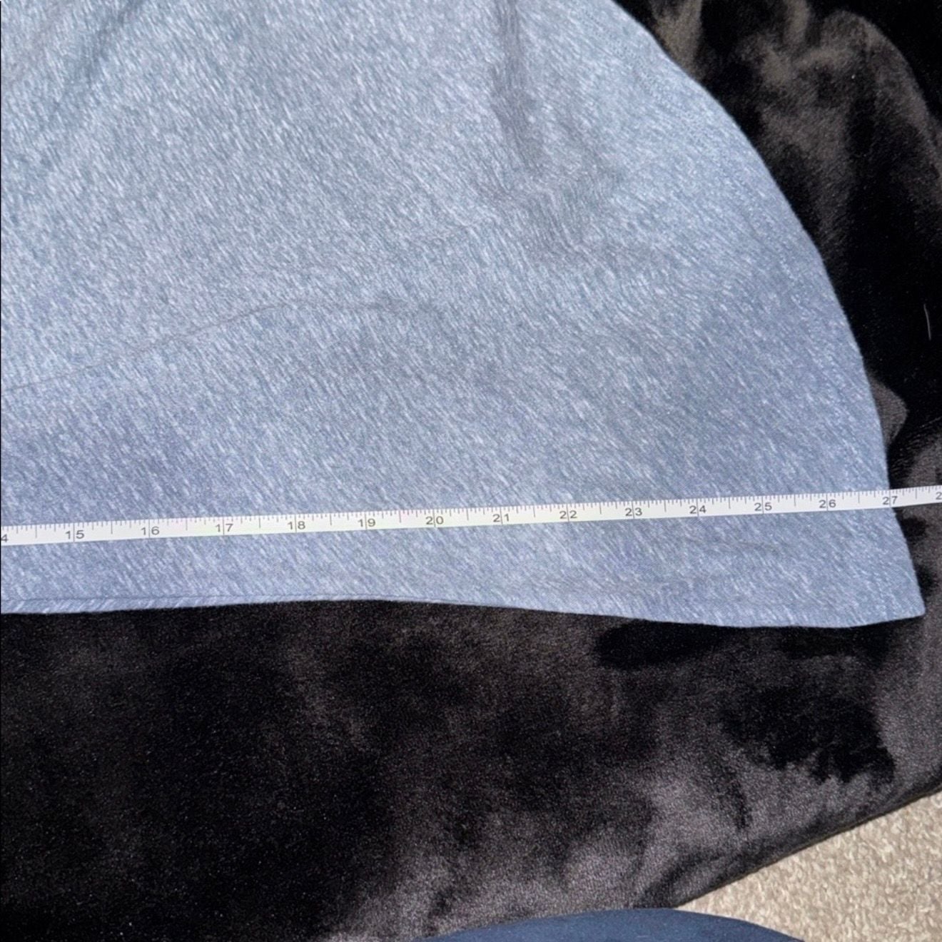 LuLaRoe Size M Heathered Blue A-Line Skirt 9