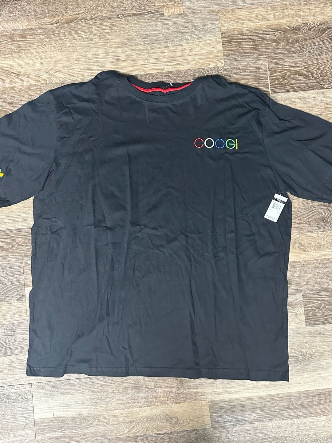 Coogi Embroidered Logo T-Shirt Black Size 5X 2