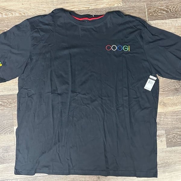 Coogi Embroidered Logo T-Shirt Black Size 5X