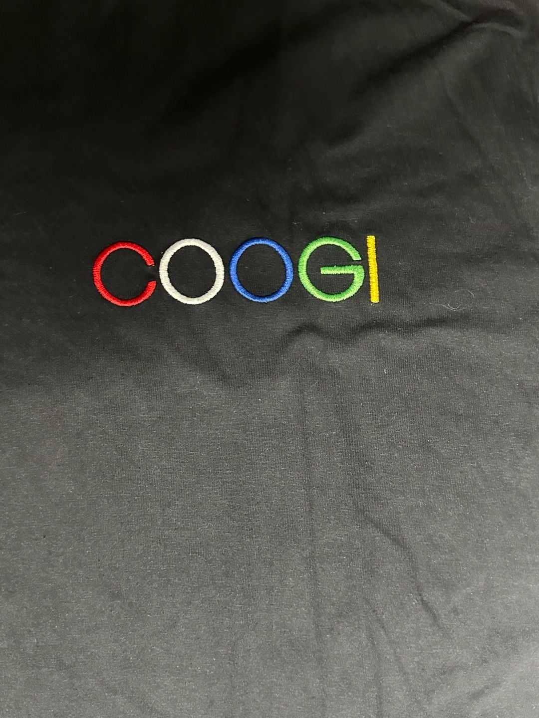 Coogi Embroidered Logo T-Shirt Black Size 5X 3