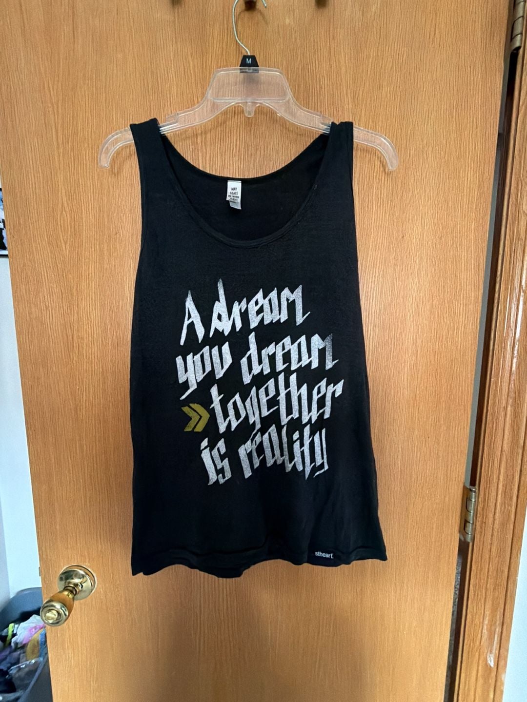 Stheart A Dream You Dream Together Is Reality Graphic Tank Top Size M 2