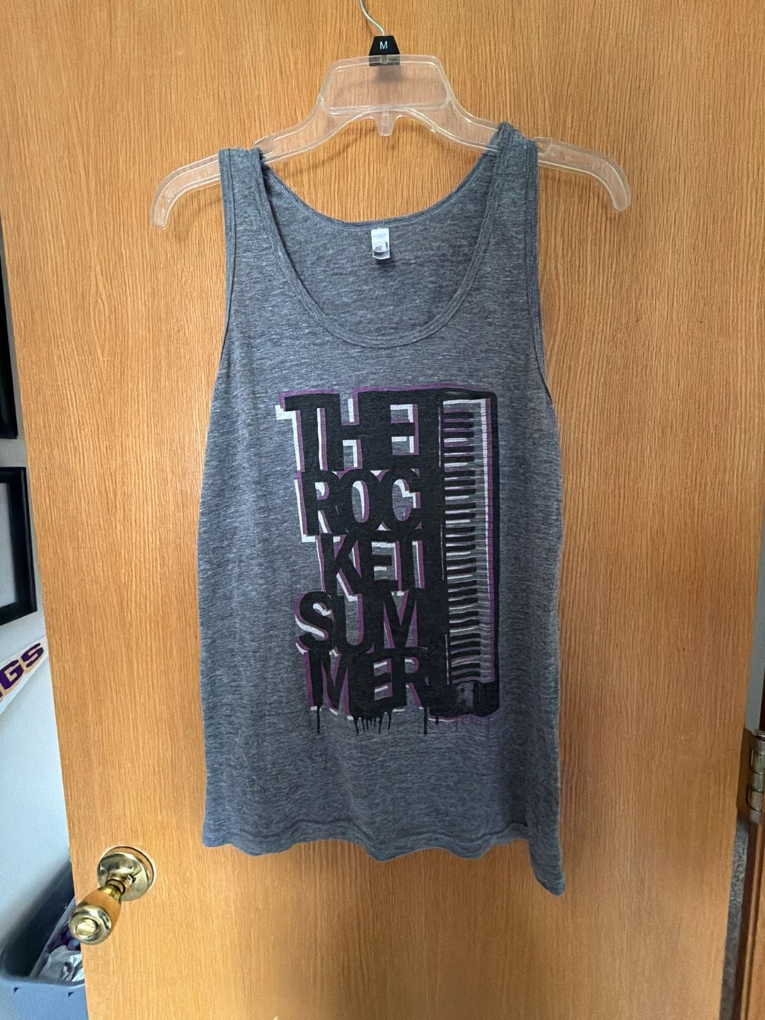 The Rocket Summer Band Tank Top Gray Size M 2