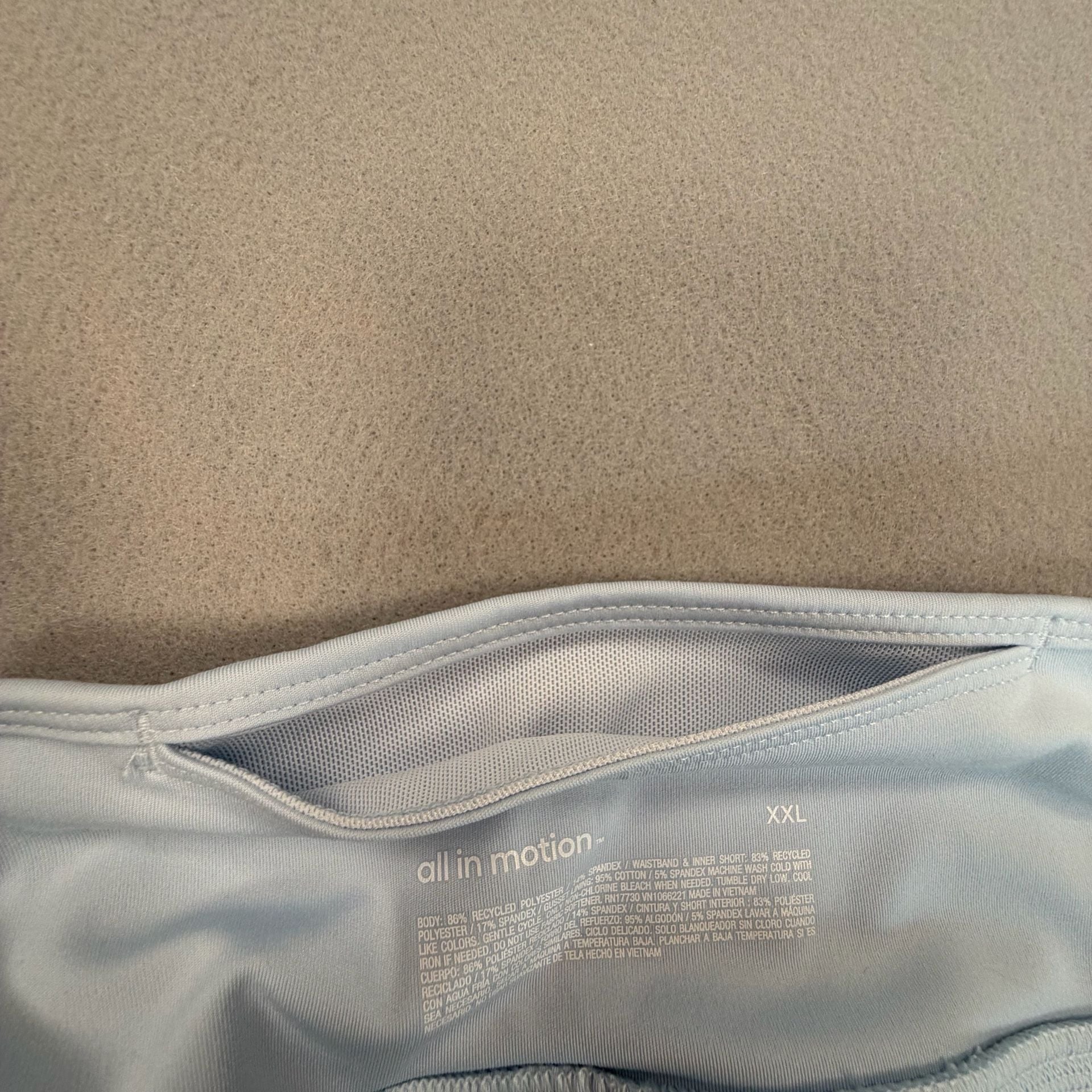 All in Motion High Rise 2-in-1 Shorts XXL 10