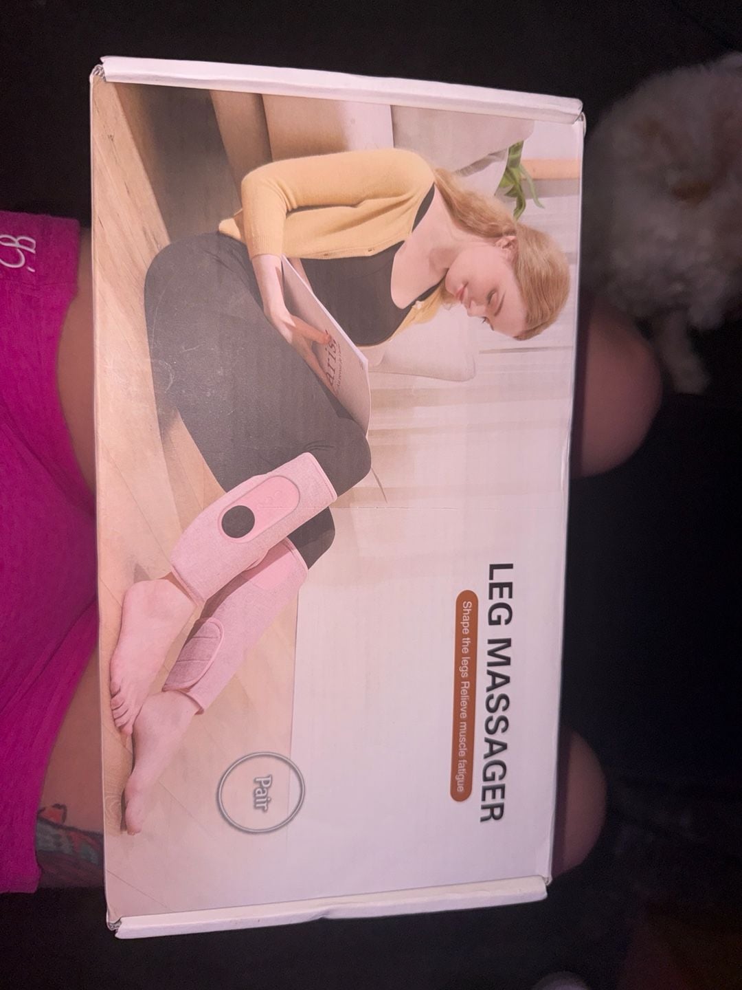 Portable Air Compression Leg Massager with Heat 1