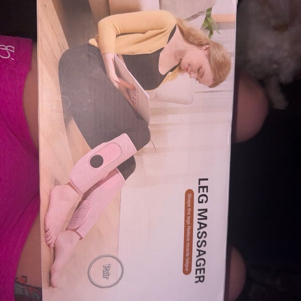 Portable Air Compression Leg Massager with Heat