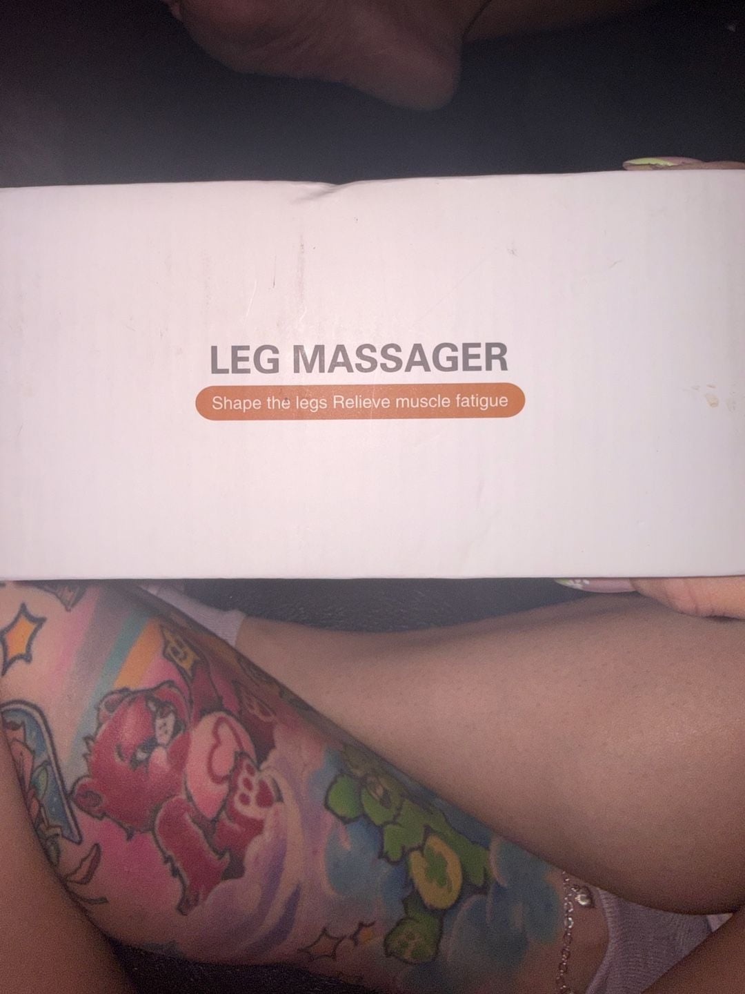 Portable Air Compression Leg Massager with Heat 2
