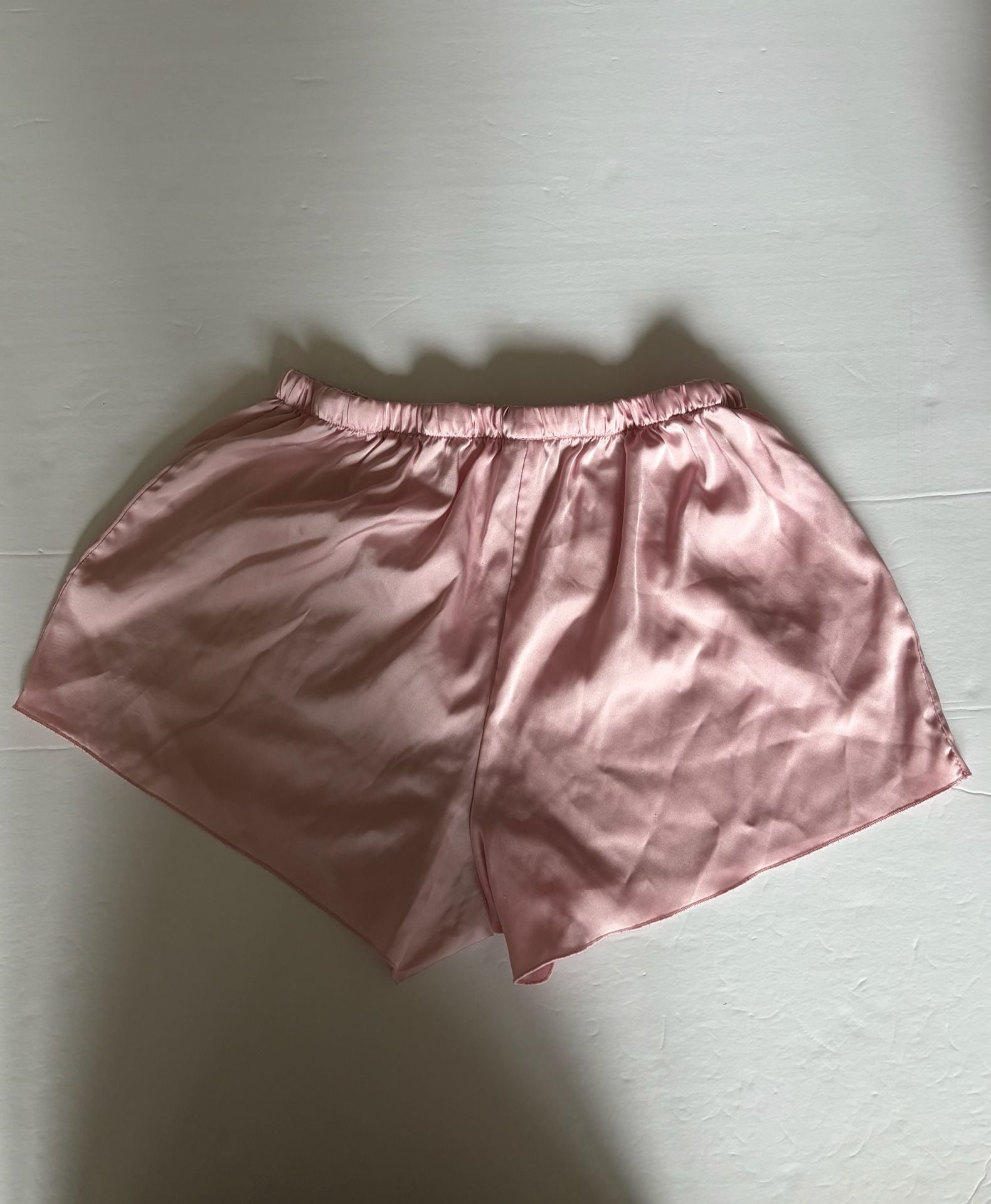 Juicy Couture Pink Satin Rhinestone Pajama Set Size M 3