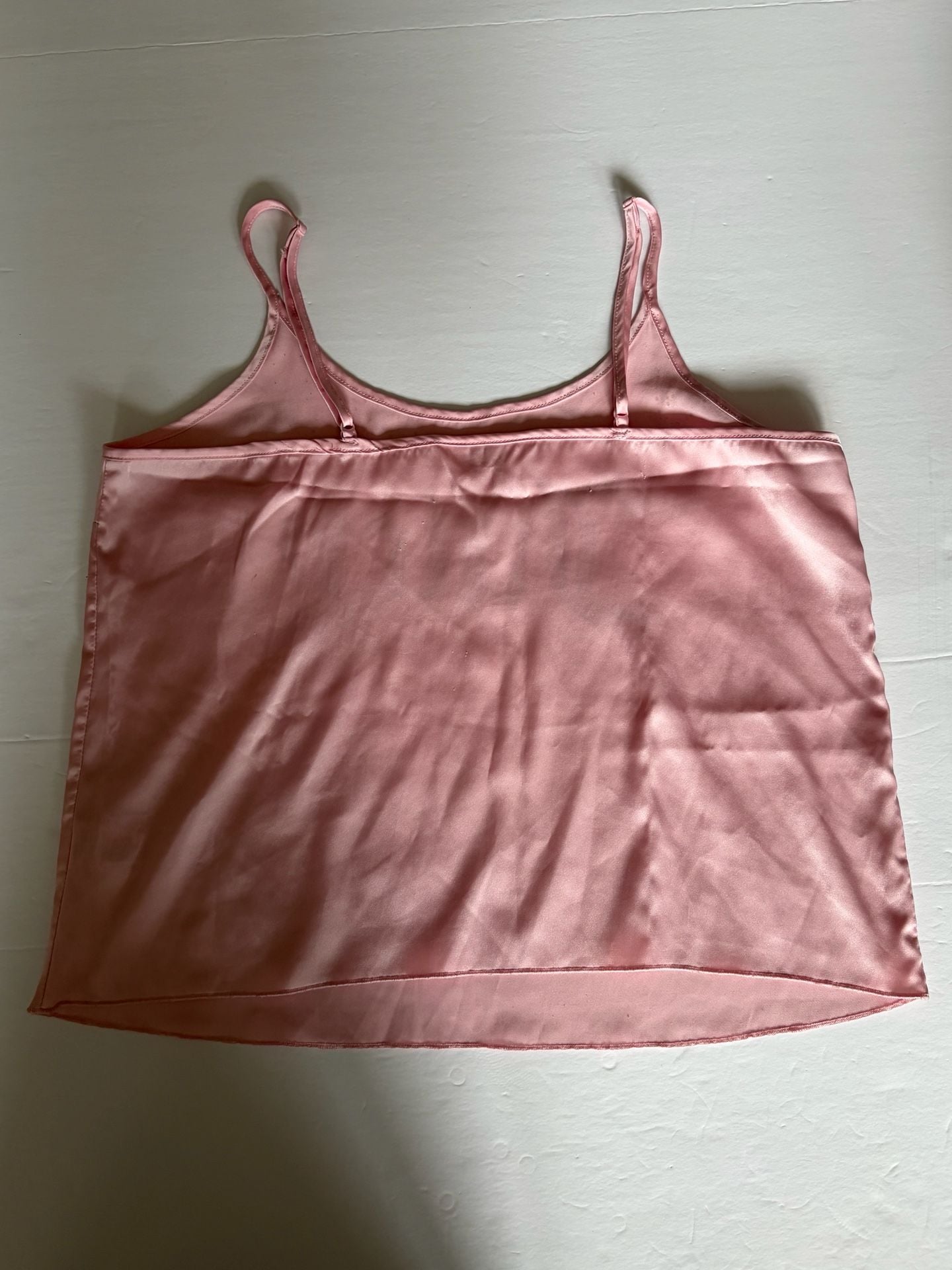 Juicy Couture Pink Satin Rhinestone Pajama Set Size M 6