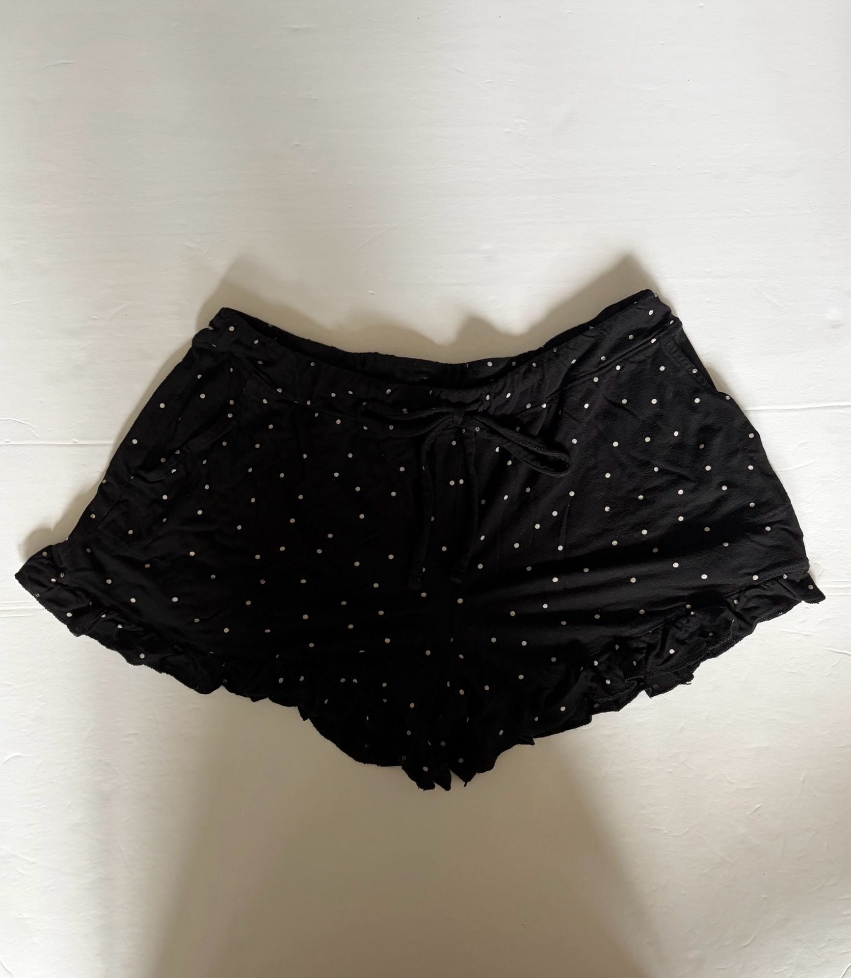 Secret Treasures Sleepwear Essentials Polka Dot Ruffle Shorts Size S (4-6) 1