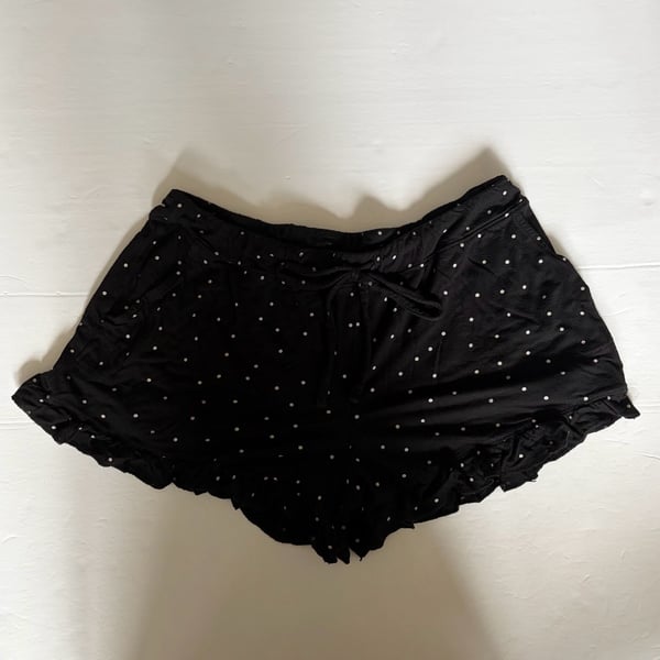 Secret Treasures Sleepwear Essentials Polka Dot Ruffle Shorts Size S (4-6)