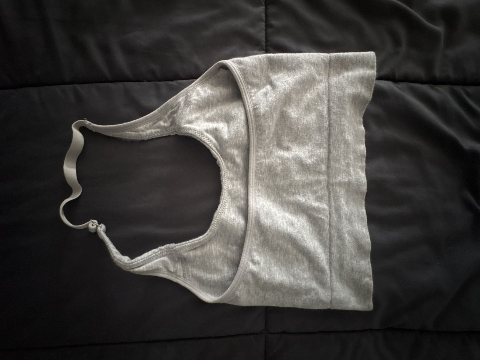 Auden Women's Size S Gray Cotton Blend Bralette 5