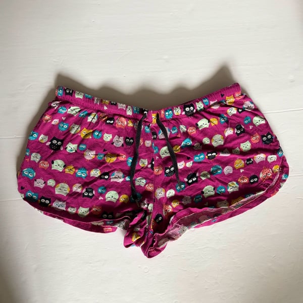 Secret Treasures Owl Print Sleep Shorts Size S (4-6)