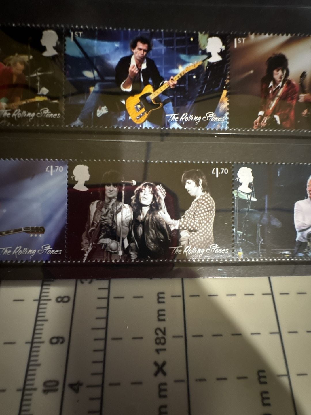 Royal Mail The Rolling Stones Commemorative Stamp Set 5