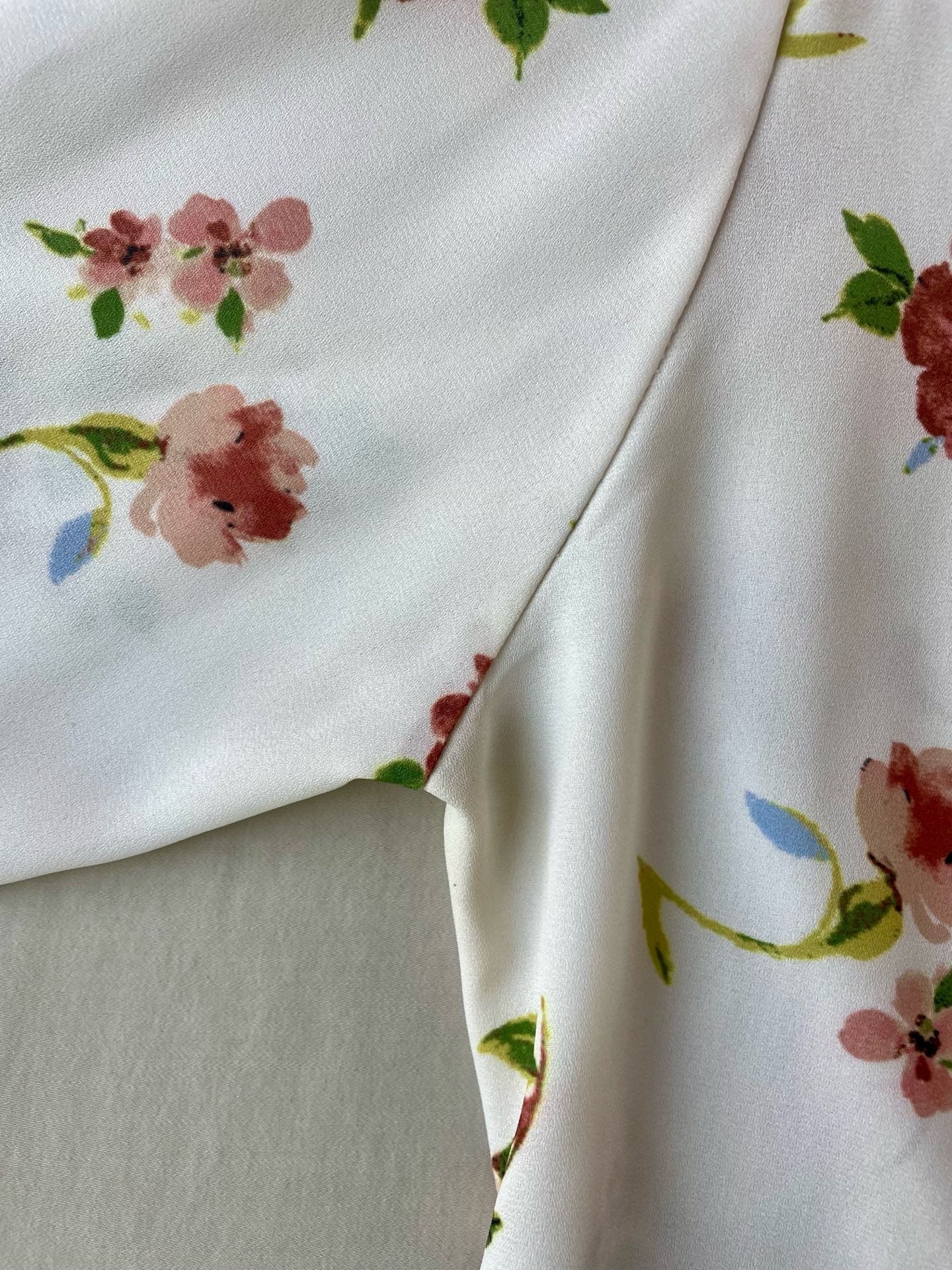 Altard State Floral Print Tie-Front Ruffle Sleeve Blouse Size M 10