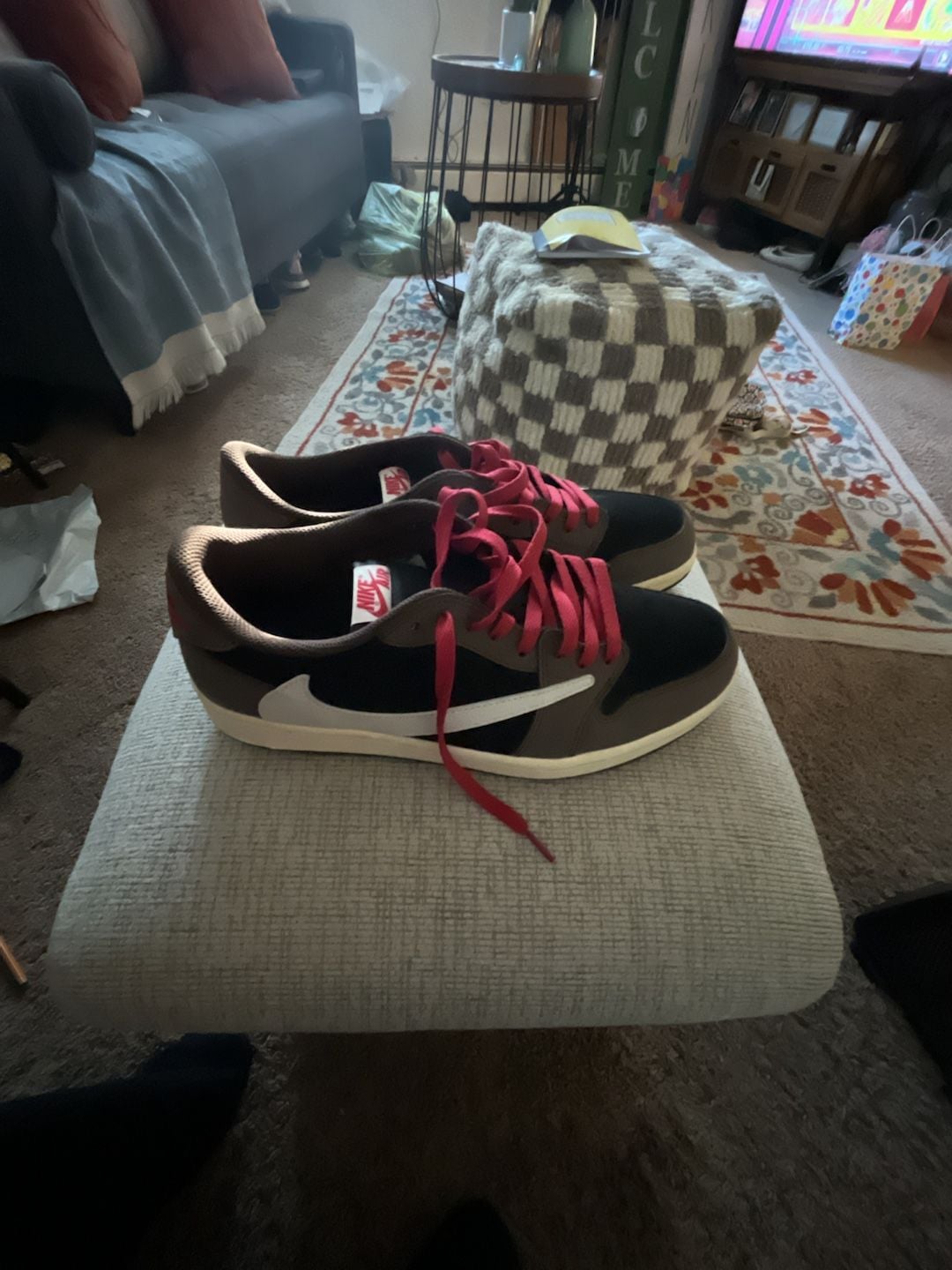 Nike Air Jordan 1 Low Travis Scott Mocha Size 12 9