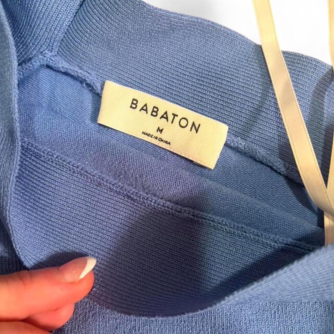 Babaton Crisscross Halter Crop Top Size M 2