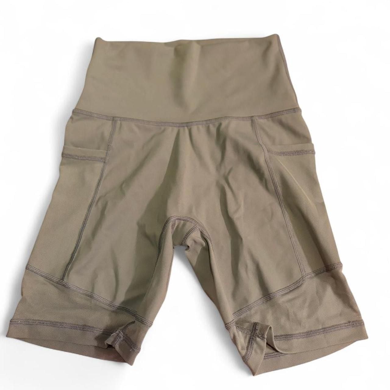 Aerie Chill. Play. Move. High Waisted Mesh Pocket Bike Shorts Size Small 2