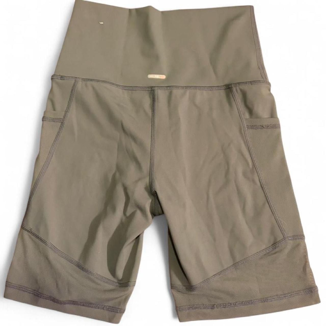 Aerie Chill. Play. Move. High Waisted Mesh Pocket Bike Shorts Size Small 5