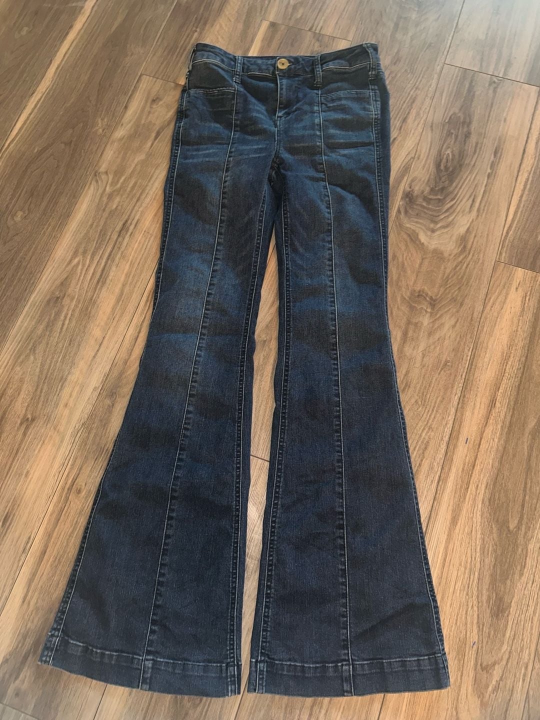 Altar'd State High Rise Flare Jeans Size 25 2