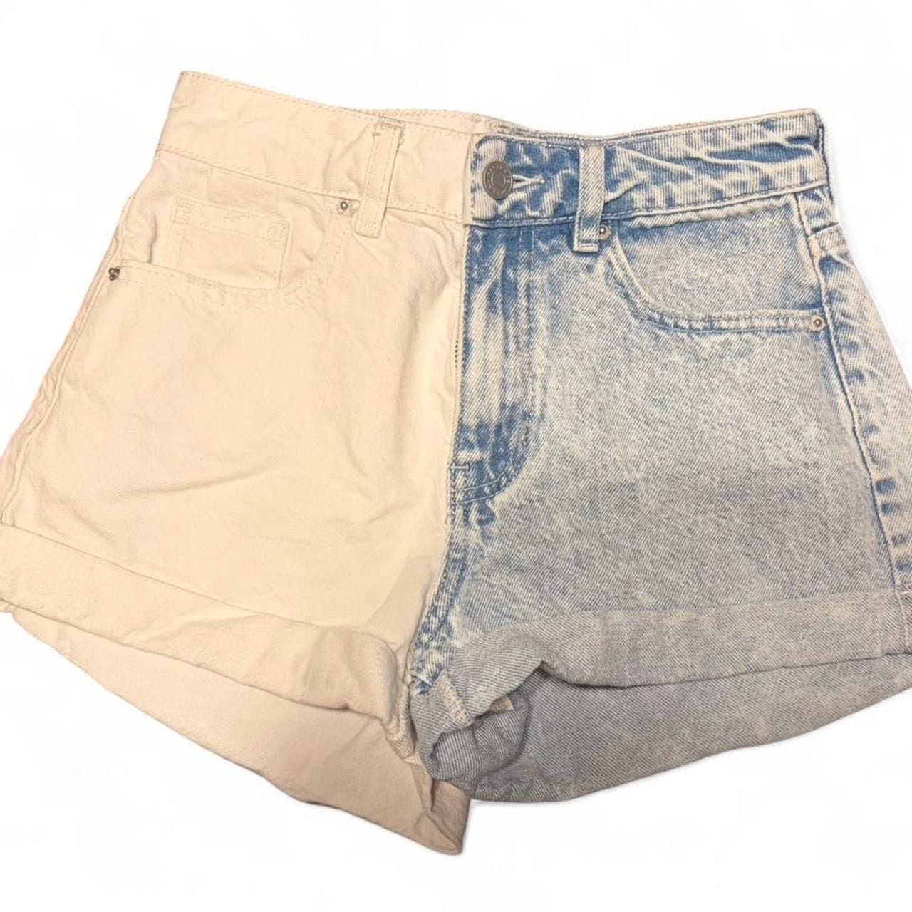 PacSun Two-Tone Mom Shorts Size 24” 2