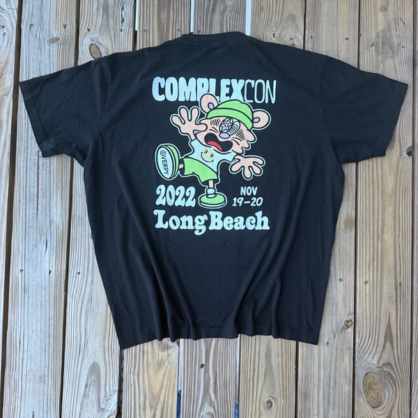 ComplexCon 2022 Long Beach Verdy Graphic T-Shirt Black Size XL