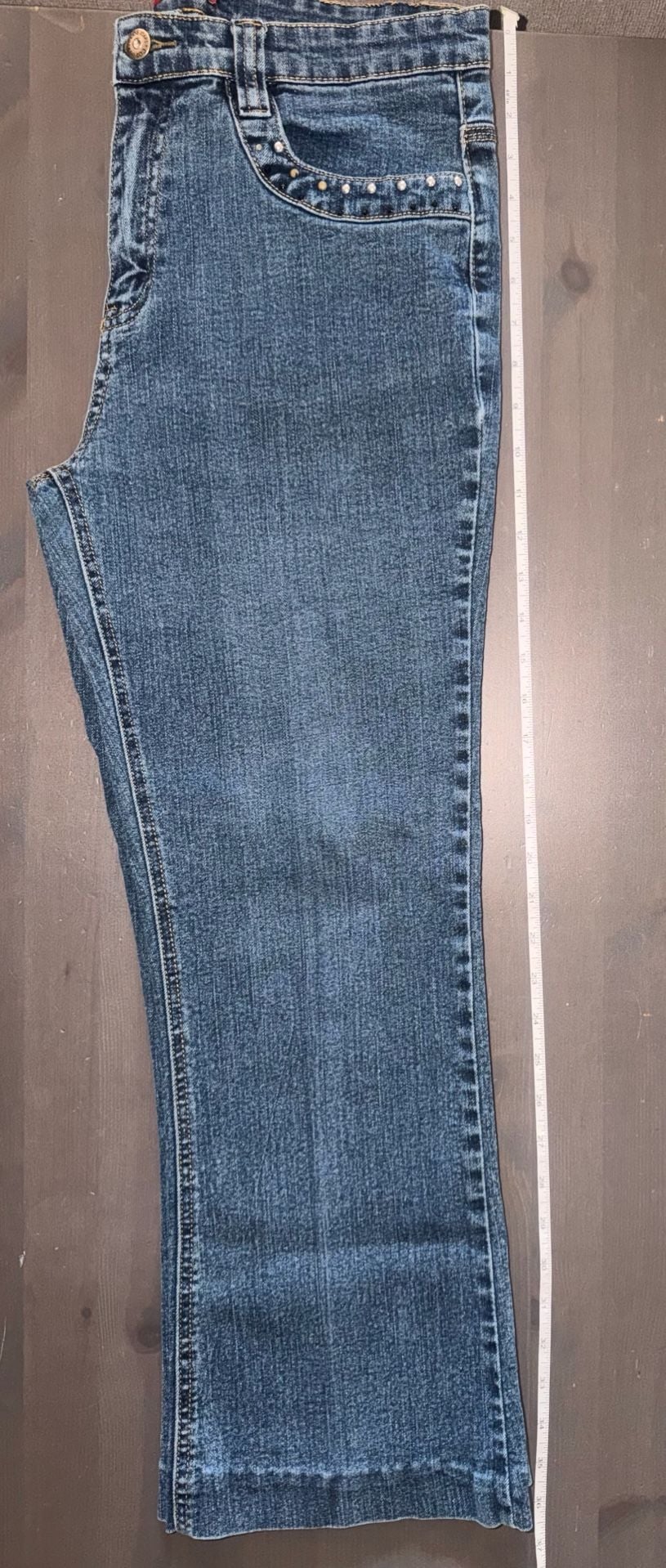 Cos Jeans Women's Size 12 Embellished Bootcut Jeans 9