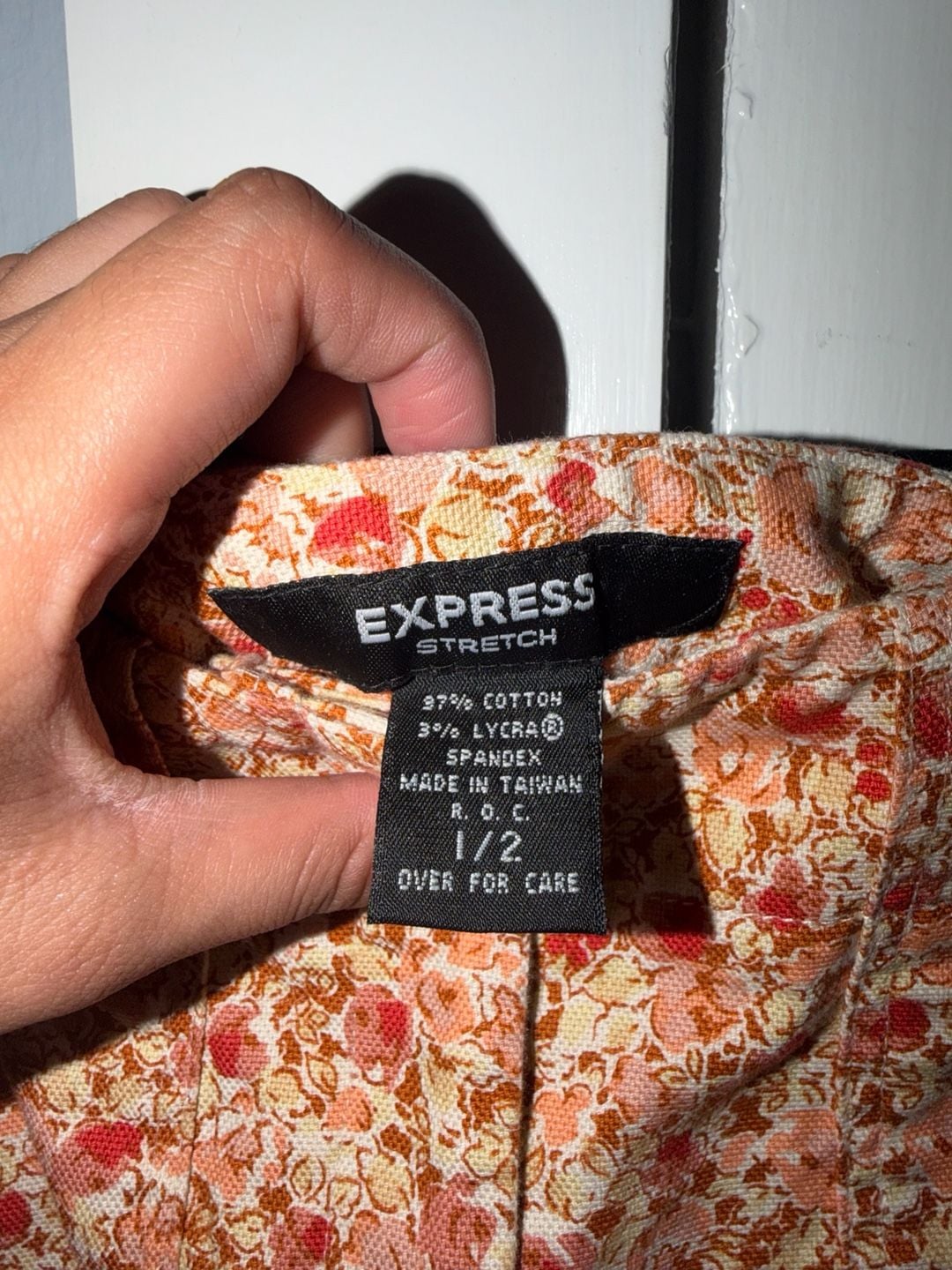 Express Stretch Floral Mini Skirt Size (XS) 4
