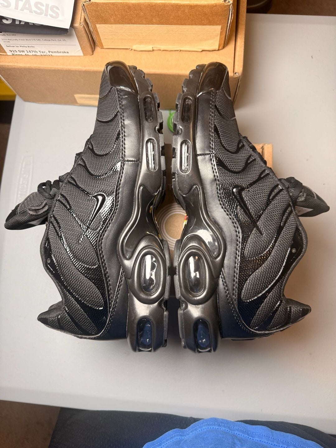 Nike Air Max Plus TN Triple Black Size 11 (verified) 8