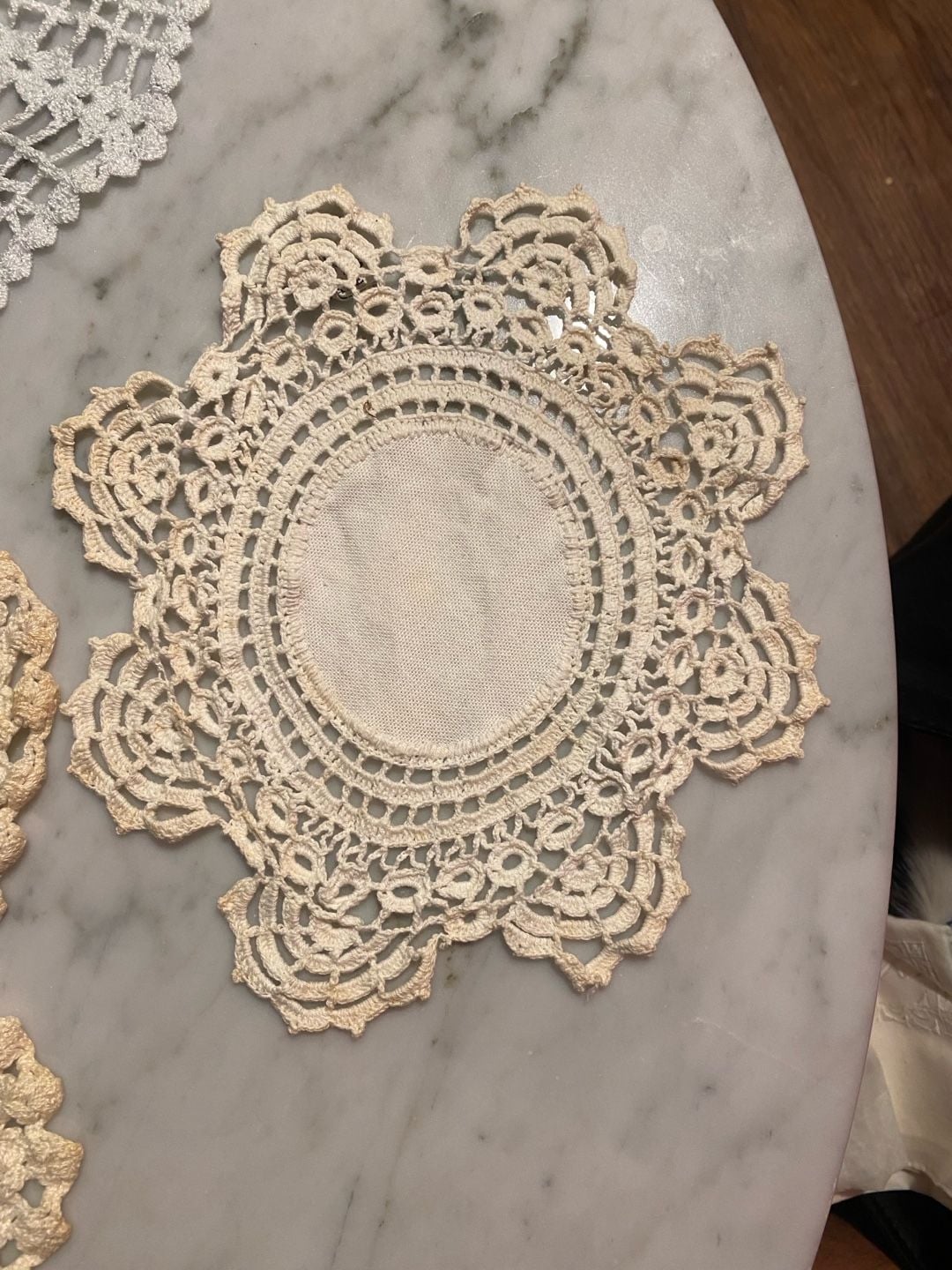 Vintage Assorted Crochet Doily Set, 7 Pieces 12