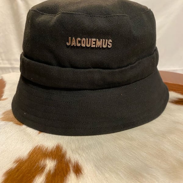 Jacquemus Le Bob Artichaut Bucket Hat Black Size 62