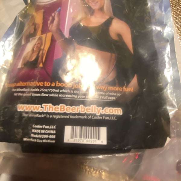 The WineRack Drinking Flask Sports Bra Flask Size Medium