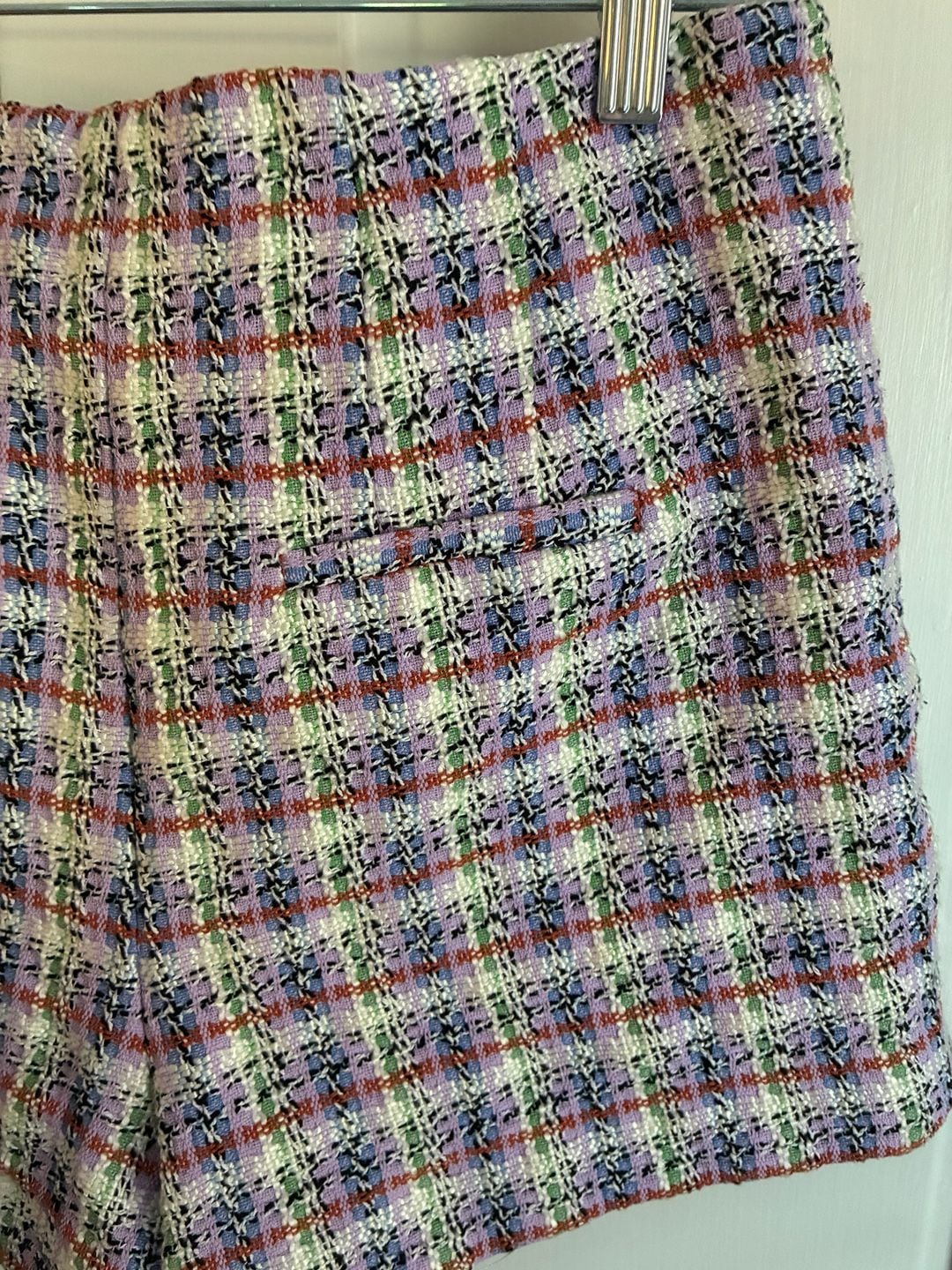 Tweed High Waisted Shorts - House of Harlow sz8 6