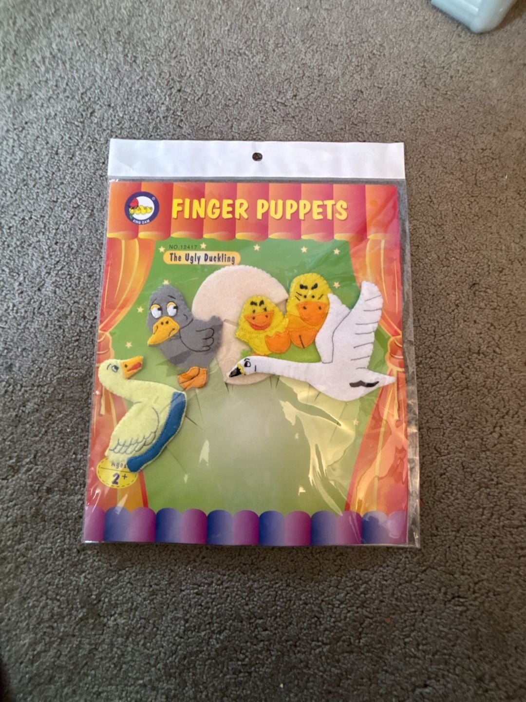 King Dam The Ugly Duckling Felt Finger Puppets Set No. 12417 1