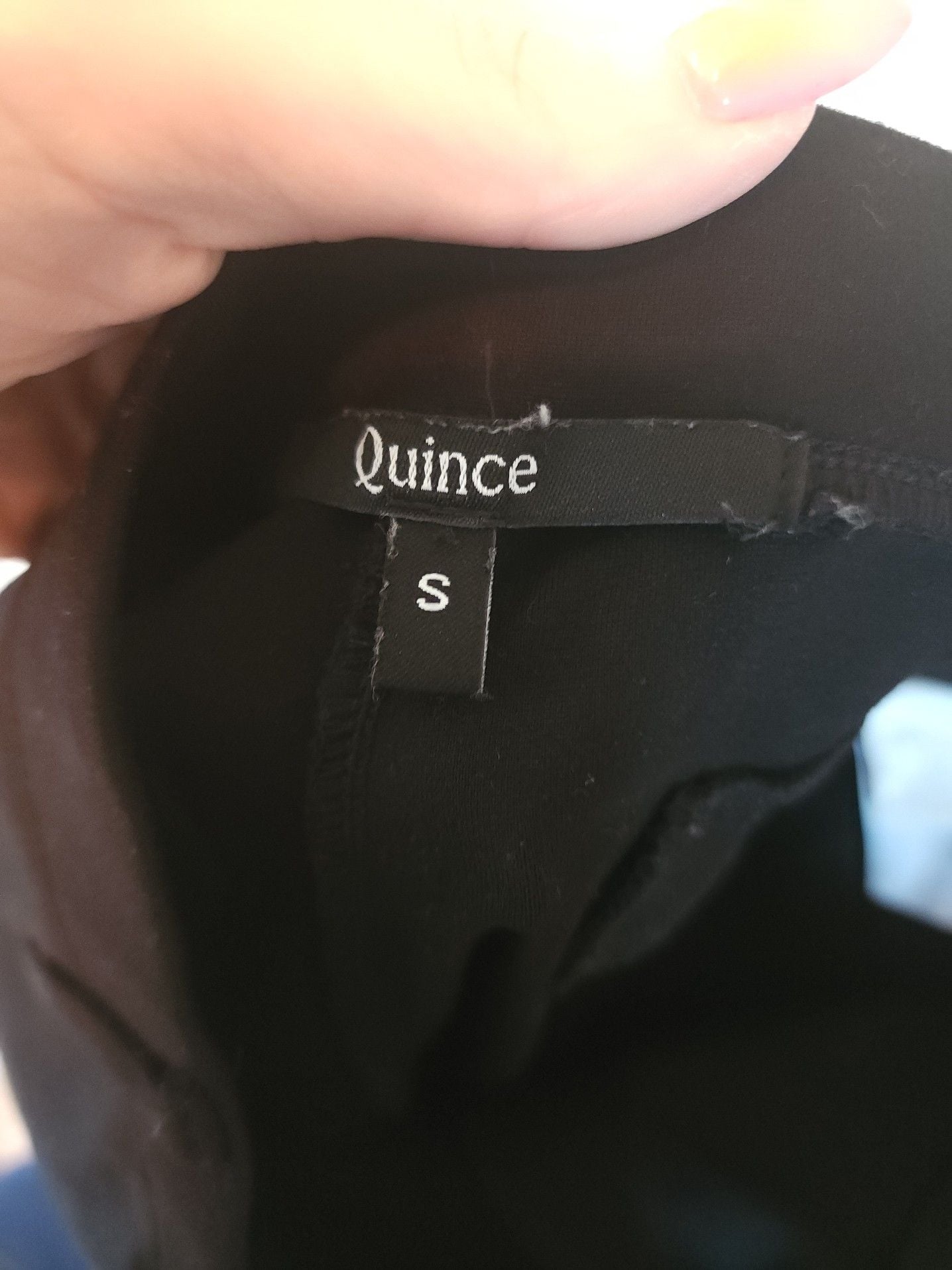 Corporatechic Comfychic Quince Black Ponte Leggings Size S 3