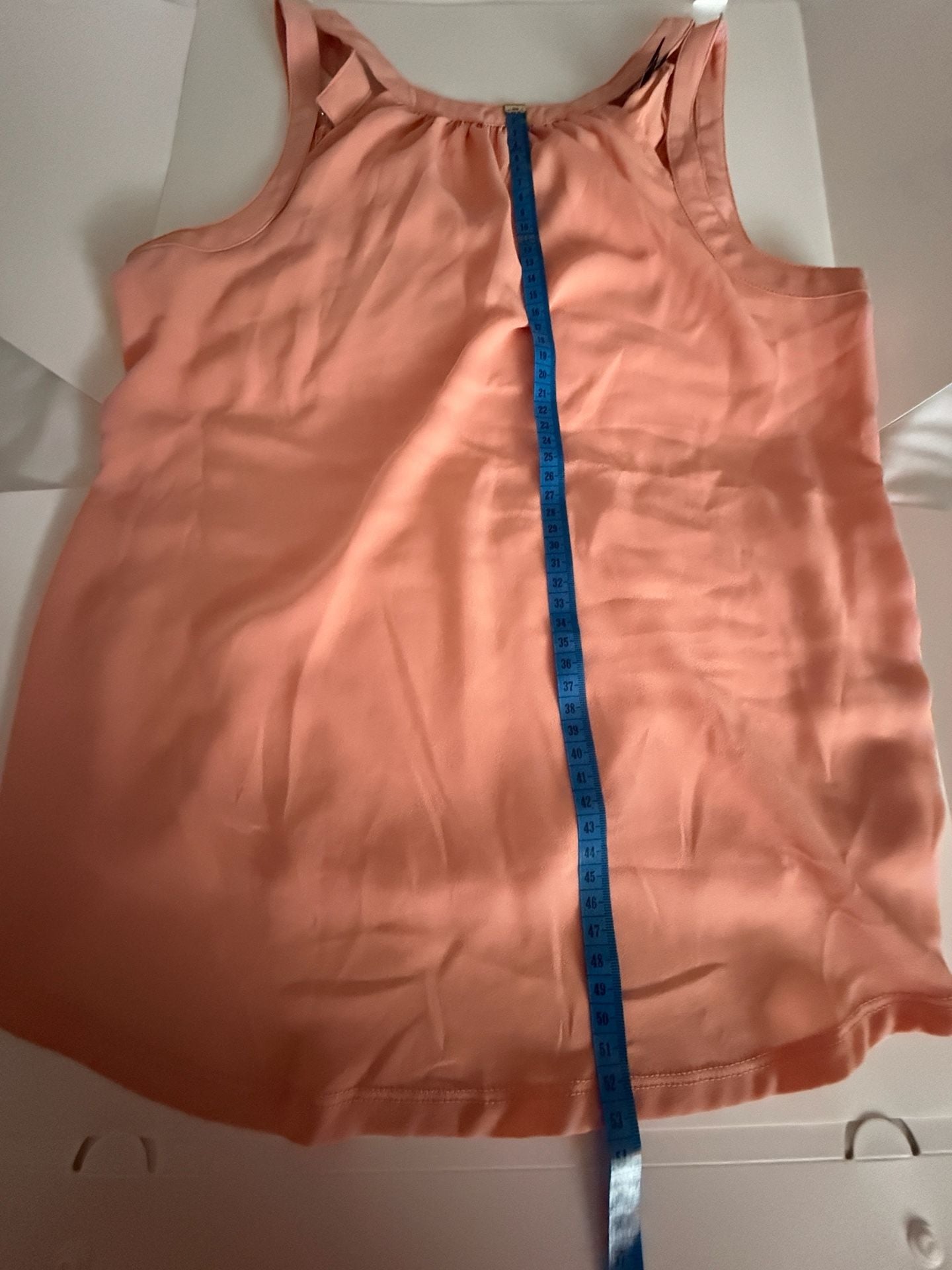 Express Peach Sleeveless Keyhole Neck Tank Top Size XS 8