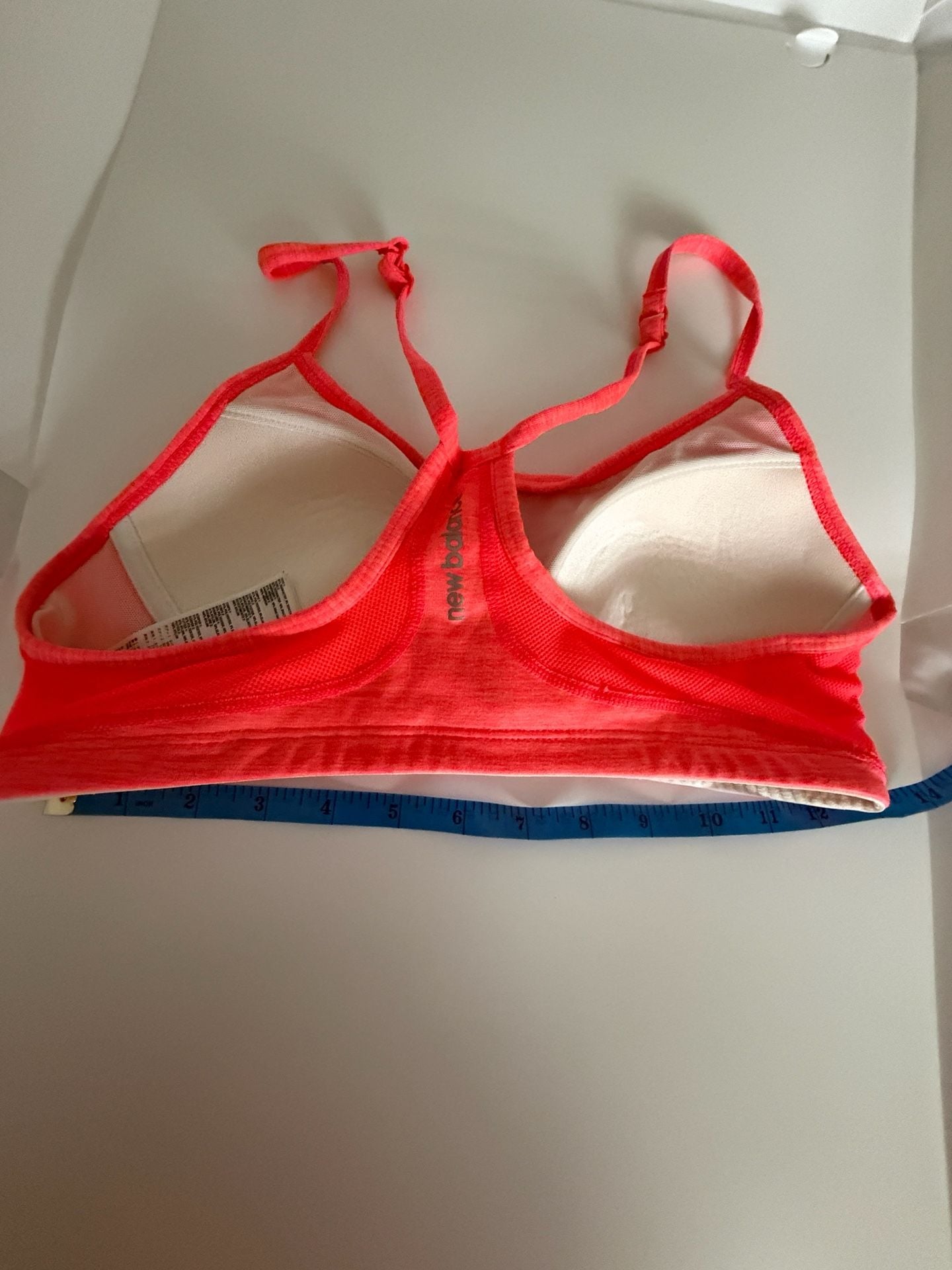 New Balance Women's Sports Bra Size S (32AB-34A) Pink White 3