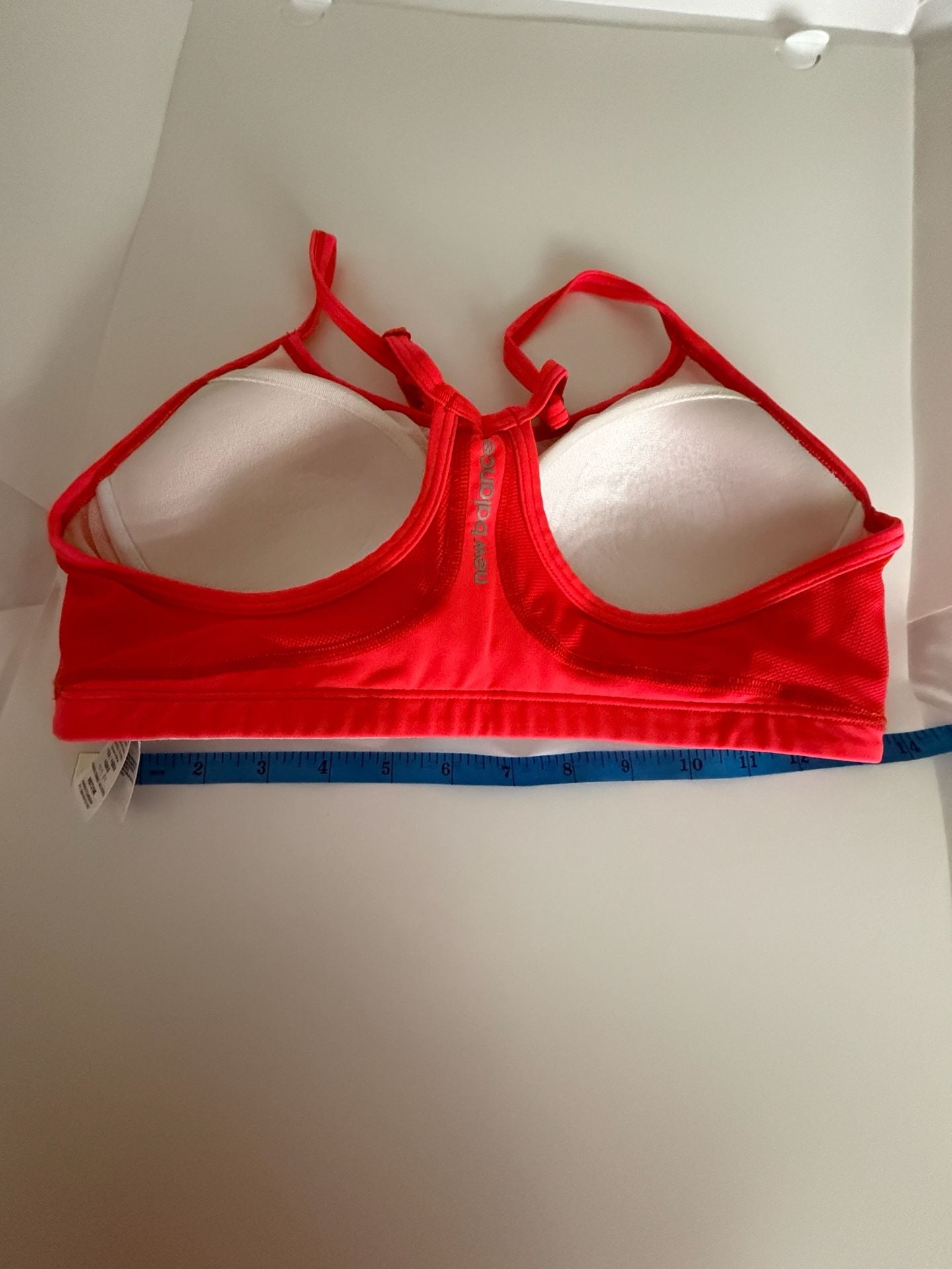 New Balance Women's Sports Bra Size S (32AB-34A) Pink White 8