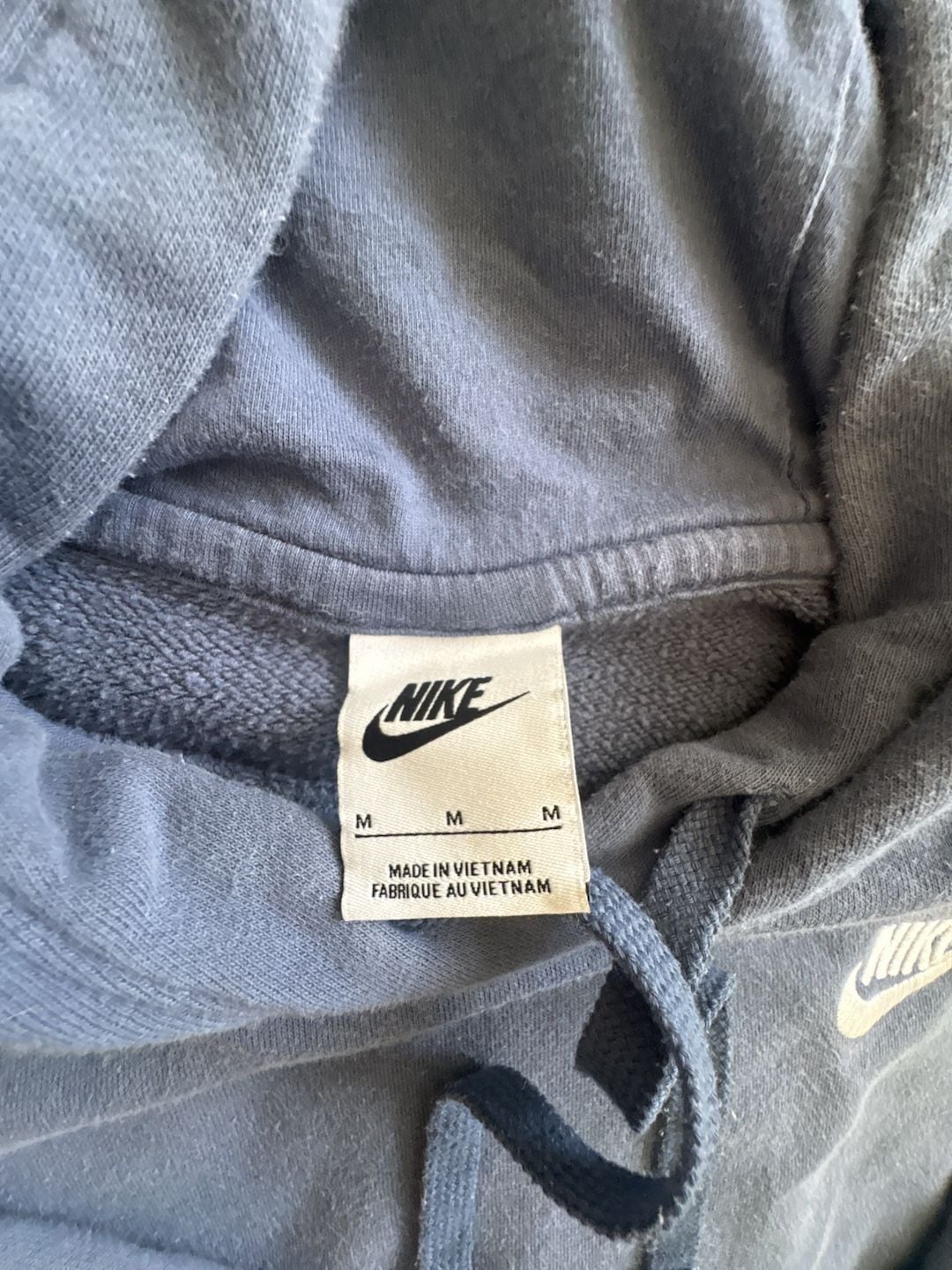 Nike women’s Medium Pullover Hoodie Sweatshirt Blue 2