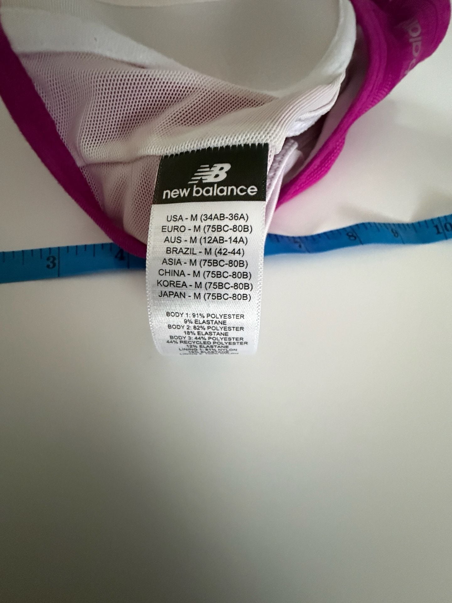 New Balance Women's Medium (34AB-36A) Padded Sports Bra 5