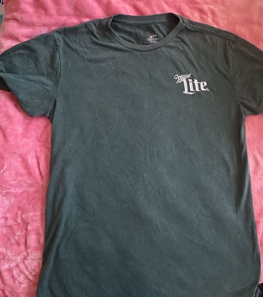 Miller Lite St. Patrick's Day Shamrock Graphic T-Shirt Size 2XL 2