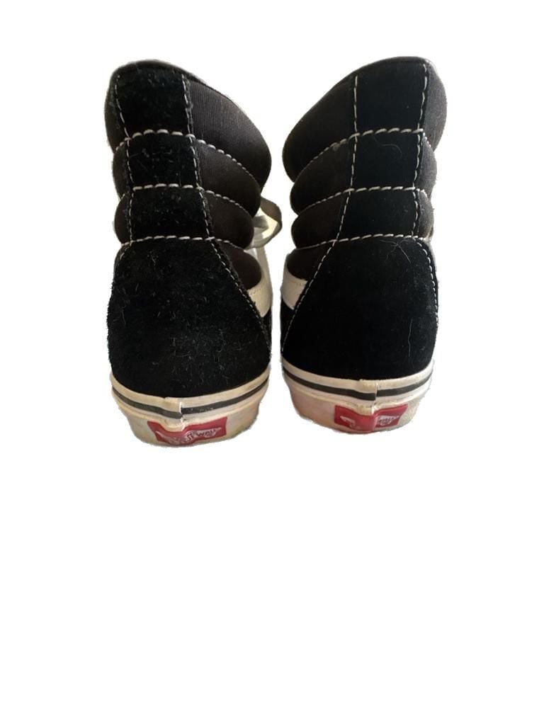 Vans Sk8-Hi Black and White High Top Sneakers 3