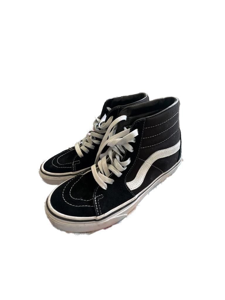 Vans Sk8-Hi Black and White High Top Sneakers 4