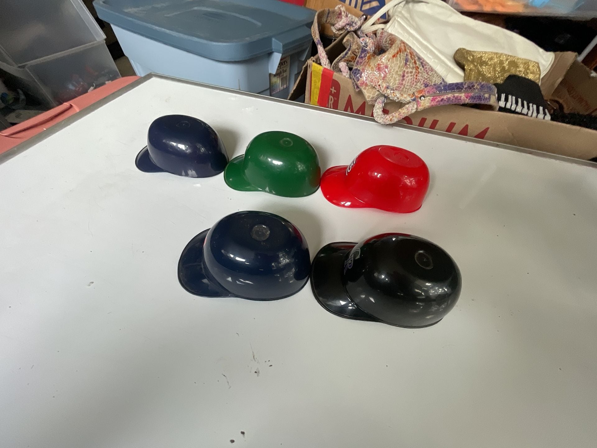 Set of 5 Vintage MLB Baseball Helmet Ice Cream Sundae Bowls 3